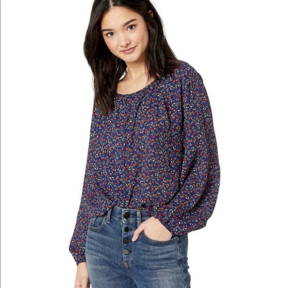 Jack by BB Dakota Tops - BB Dakota Spring Forward Printed Peasant Top